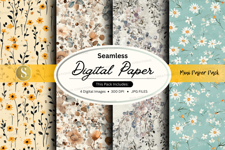 Floral Seamless Pattern Image 9