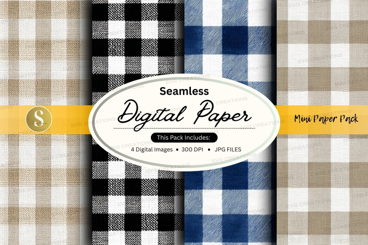 Seamless plaid pattern