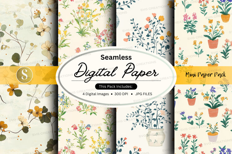 Seamless digital paper example image 1