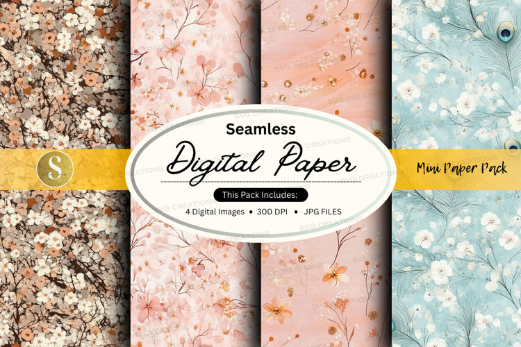 Seamless digital paper example image 1
