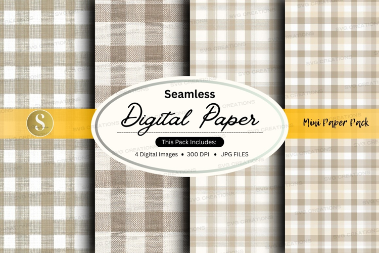 Seamless plaid pattern