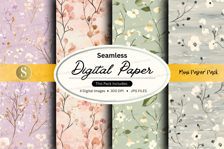 Seamless digital paper example image 1