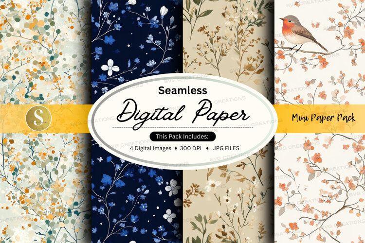 Mini Paper Files Seamless digital paper - mini paper pack (6512393)