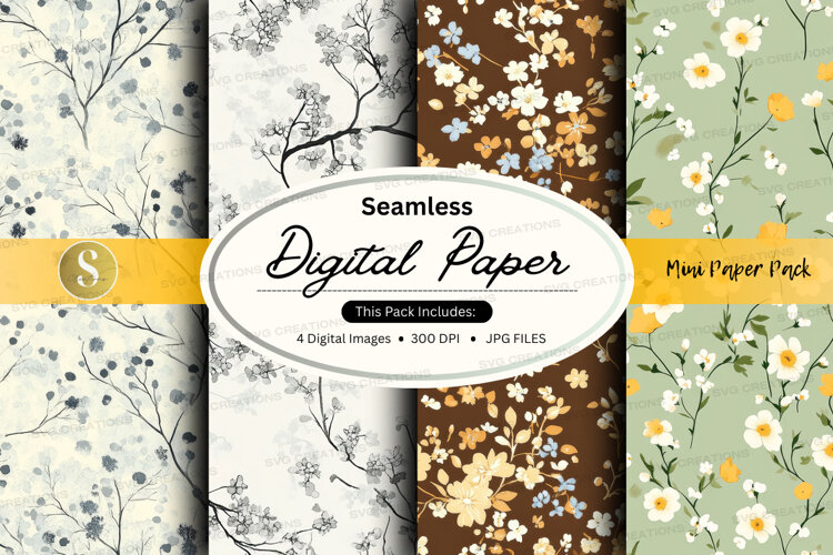 Seamless digital paper example image 1