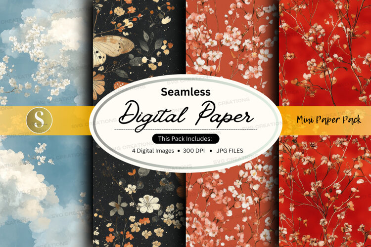 Seamless digital paper example image 1