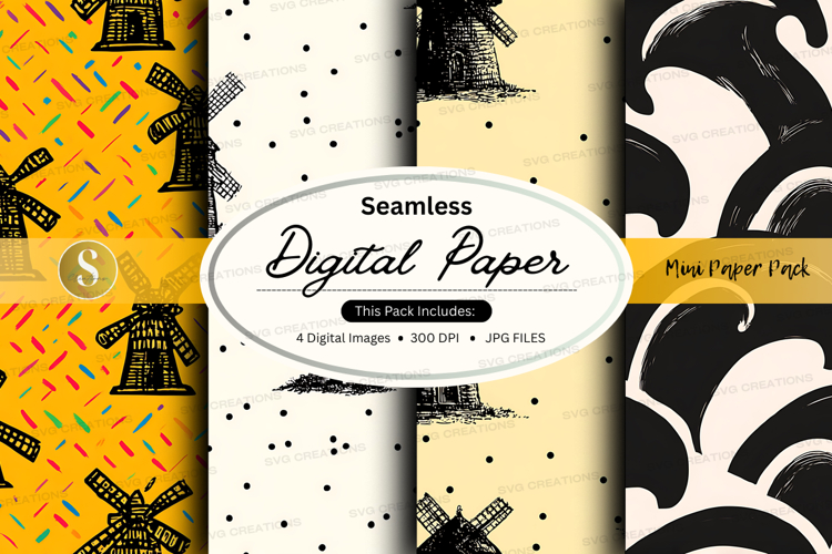 Seamless digital paper pack