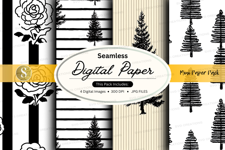 Seamless digital paper pack