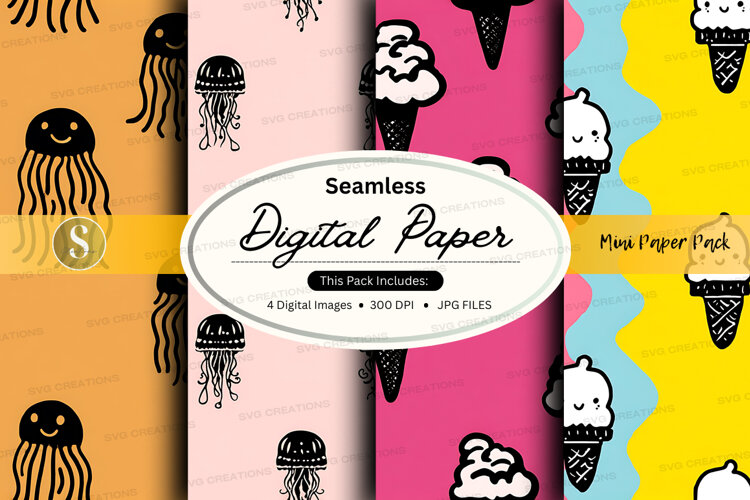 Seamless digital paper example image 1