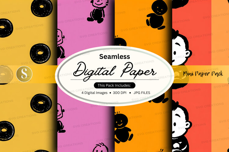 Seamless digital paper example image 1