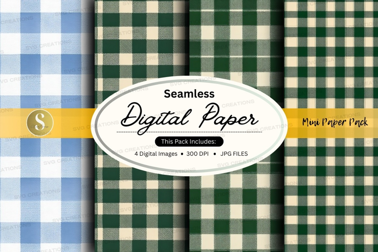 Seamless plaid pattern