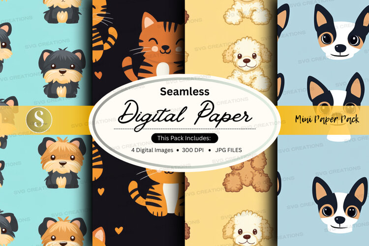 Seamless digital paper example image 1