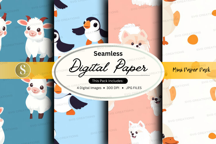 Seamless digital paper example image 1