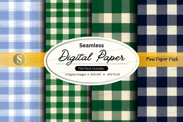 Seamless plaid pattern