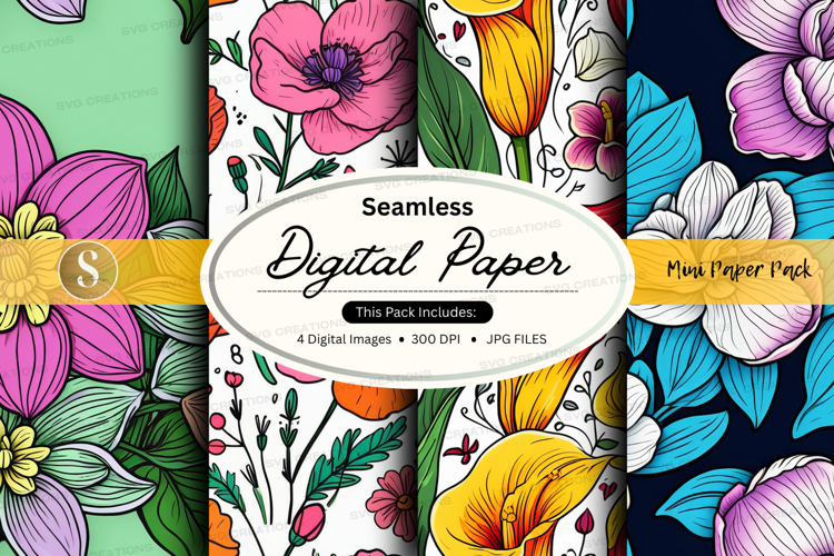 Floral Seamless Pattern Image 2