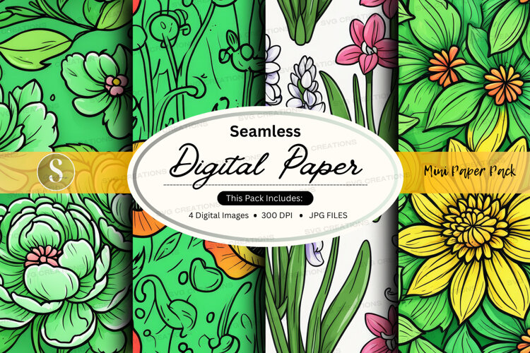Seamless digital paper example image 1