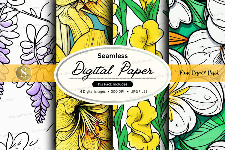 Seamless digital paper example image 1
