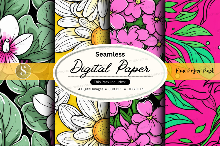 Floral Seamless Pattern Image 21