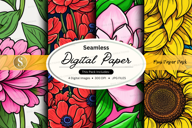Floral Seamless Pattern Image 20