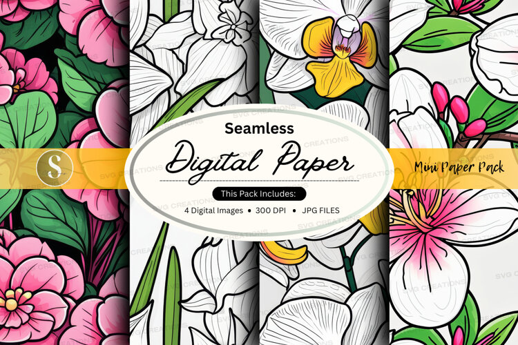 Seamless digital paper example image 1