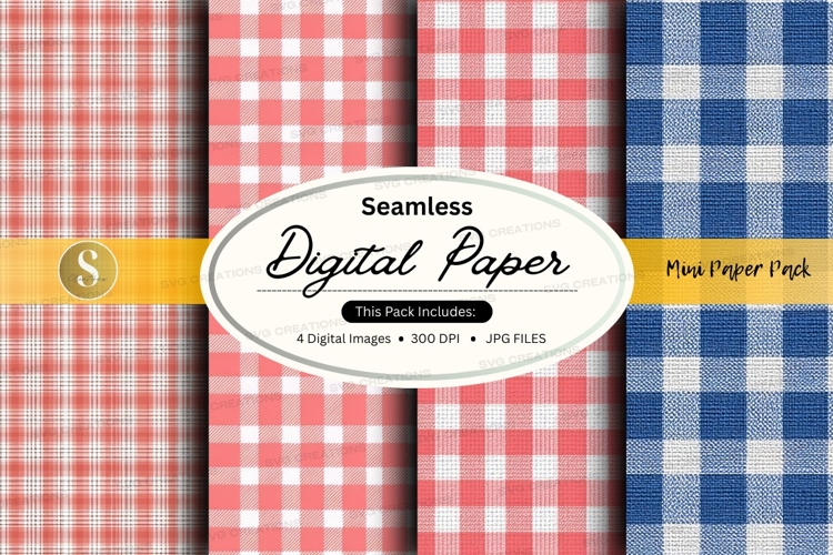 Seamless plaid pattern