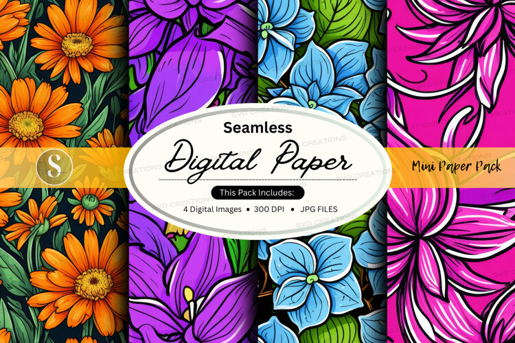Seamless digital paper example image 1