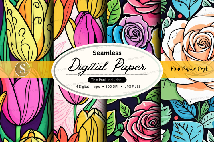 Floral Seamless Pattern Image 18
