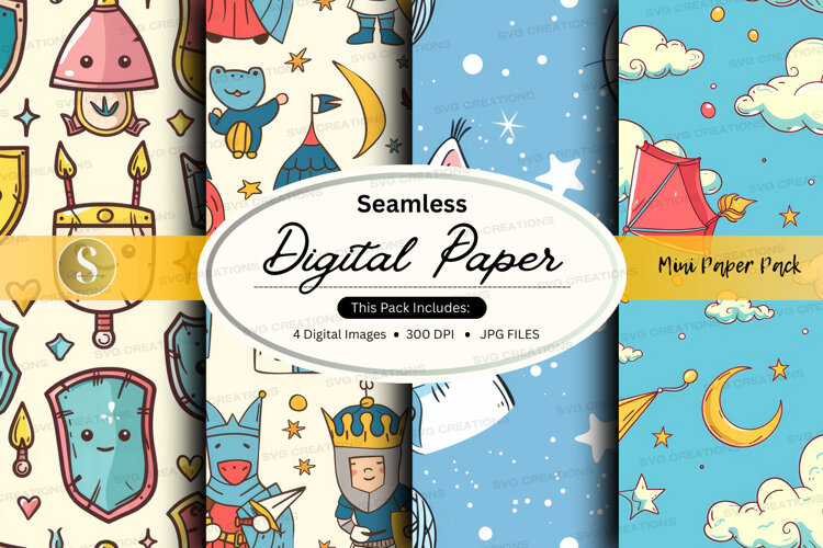 Mini Paper Files Seamless digital paper - mini paper pack (6516210)