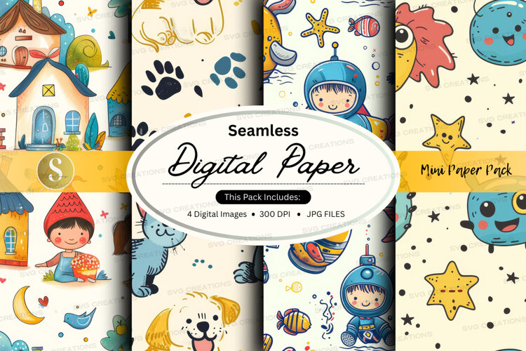 Seamless digital paper - mini paper pack (6516236)