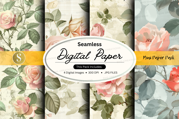 Floral Seamless Pattern Image 9