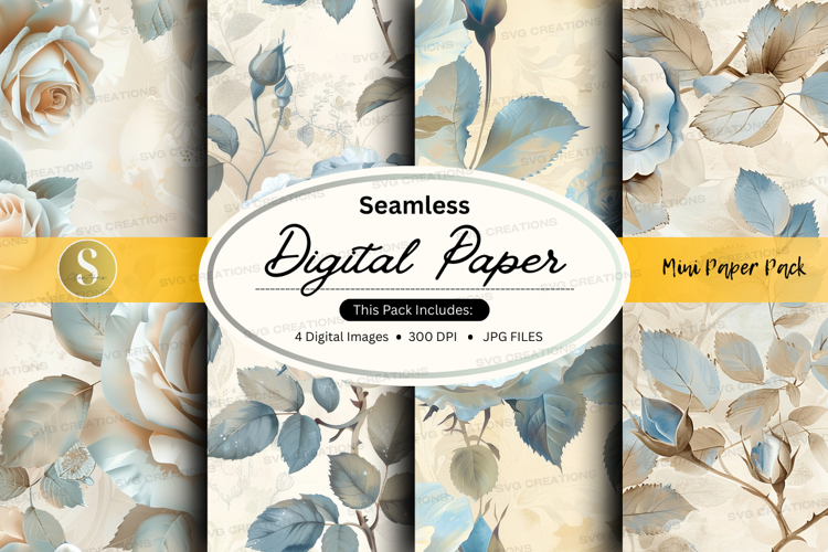 Seamless digital paper - floral collection