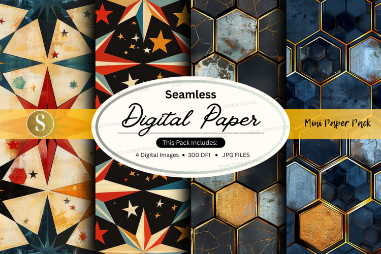 Geometric Seamless Pattern Image 9