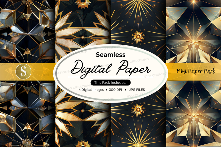 Geometric Seamless Pattern Image 3