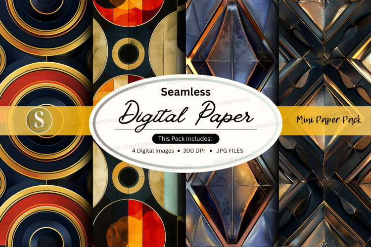 Geometric Seamless Pattern Image 16