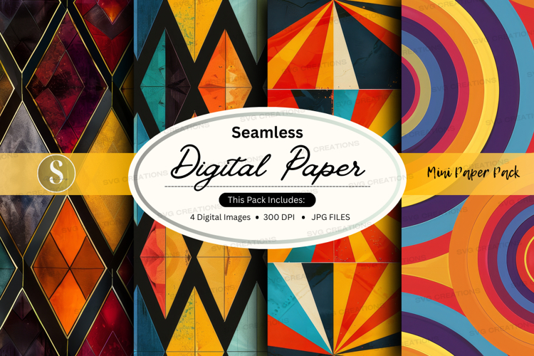 Geometric Seamless Pattern Image 13