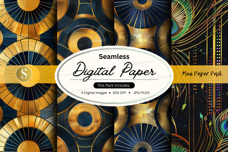 Geometric Seamless Pattern Image 22