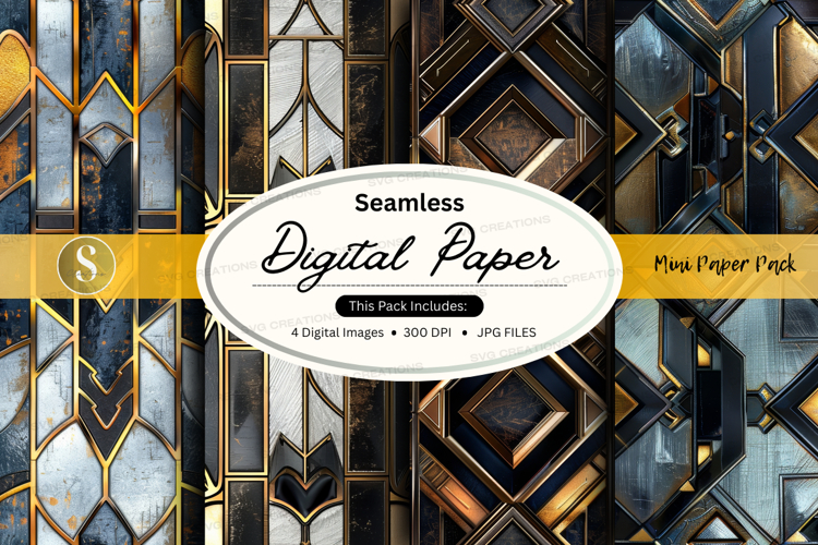 Geometric Seamless Pattern Image 21