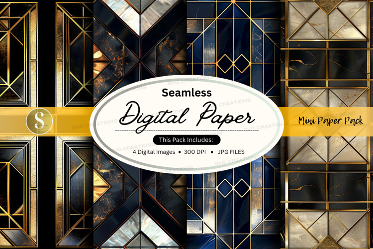 Geometric Seamless Pattern Image 17