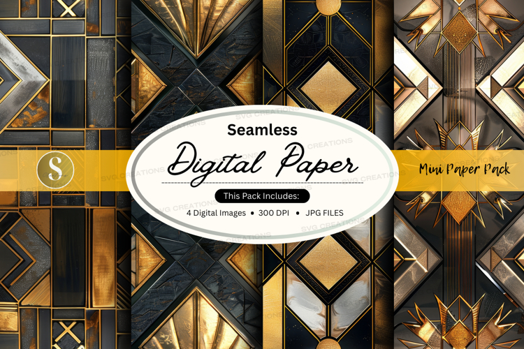 Geometric Seamless Pattern Image 16