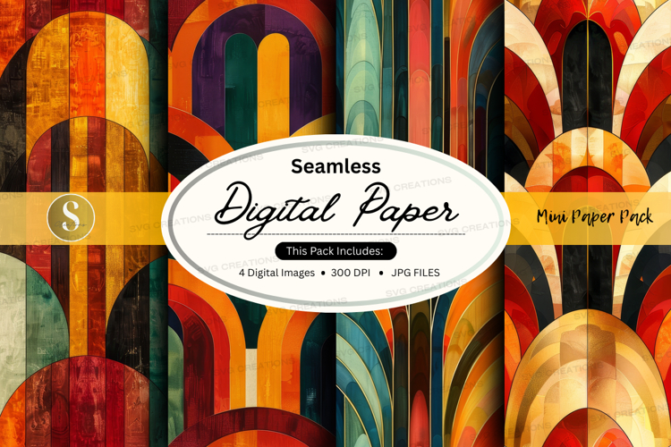 Geometric Seamless Pattern Image 13