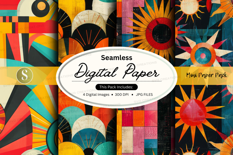 Geometric Seamless Pattern Image 10