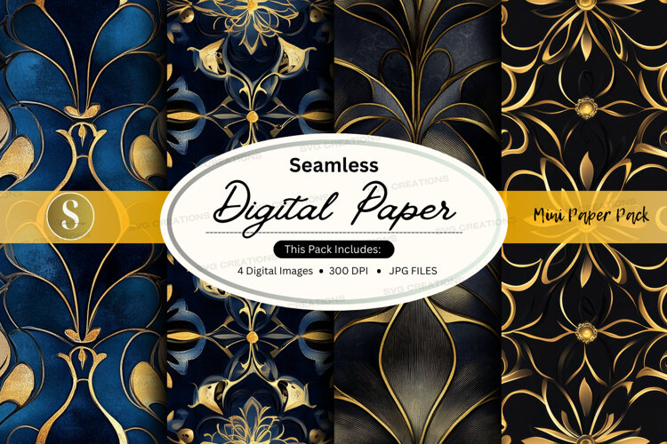 Seamless digital paper example image 1
