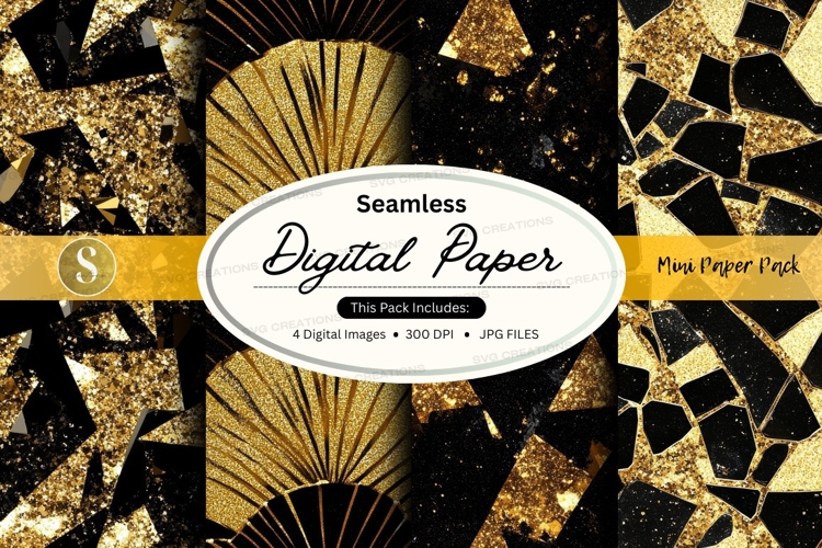 Gold Glitter Background Image 2