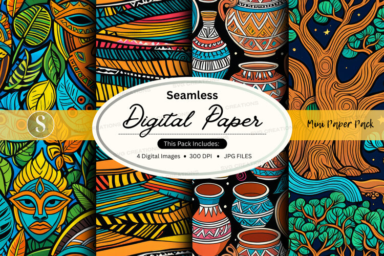 Seamless digital paper example image 1