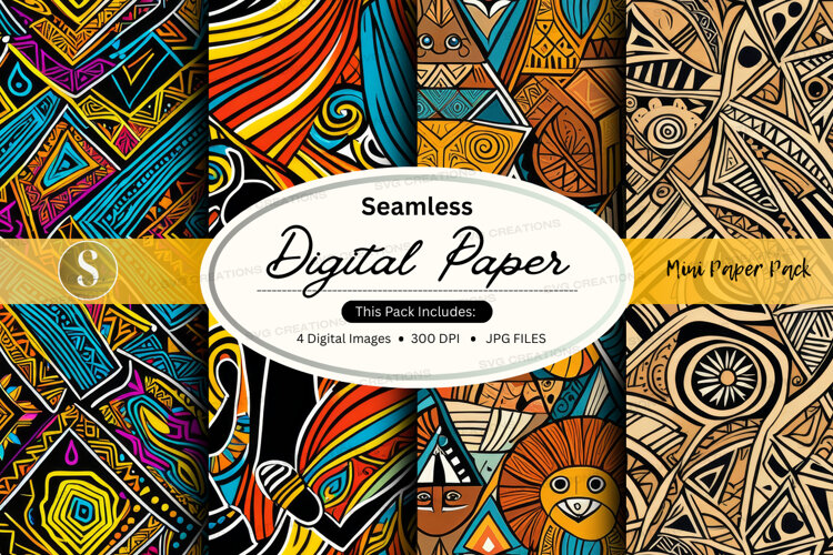 Seamless digital paper example image 1
