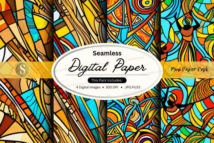 Seamless digital paper example image 1