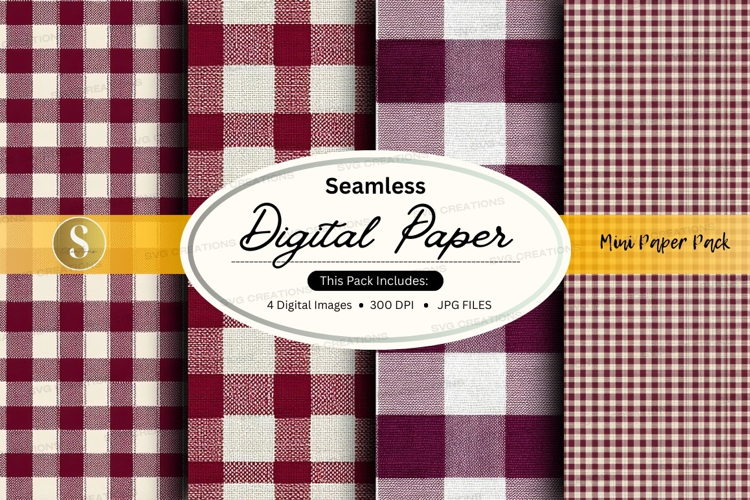 Seamless plaid pattern