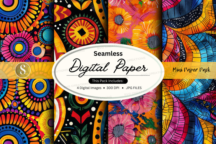 Seamless digital paper example image 1
