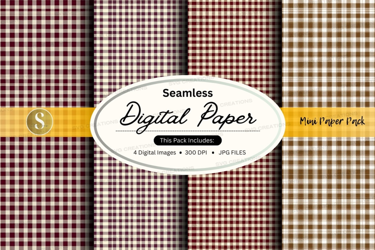 Seamless plaid pattern