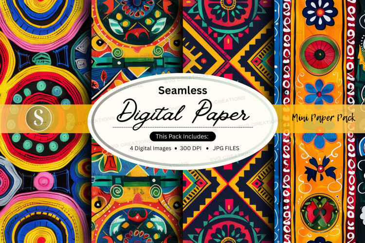 Seamless digital paper example image 1