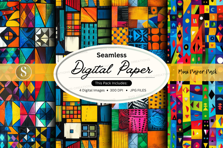 Geometric Seamless Pattern Image 5